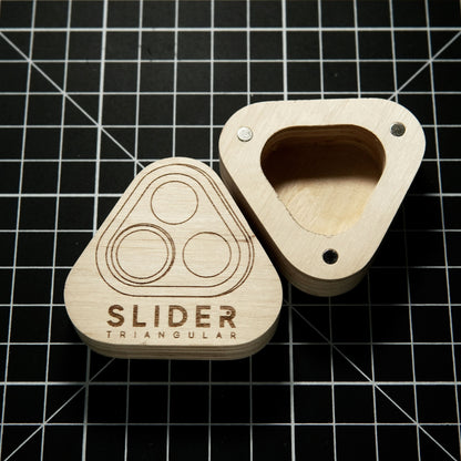 Wooden Case/Slider Triangular
